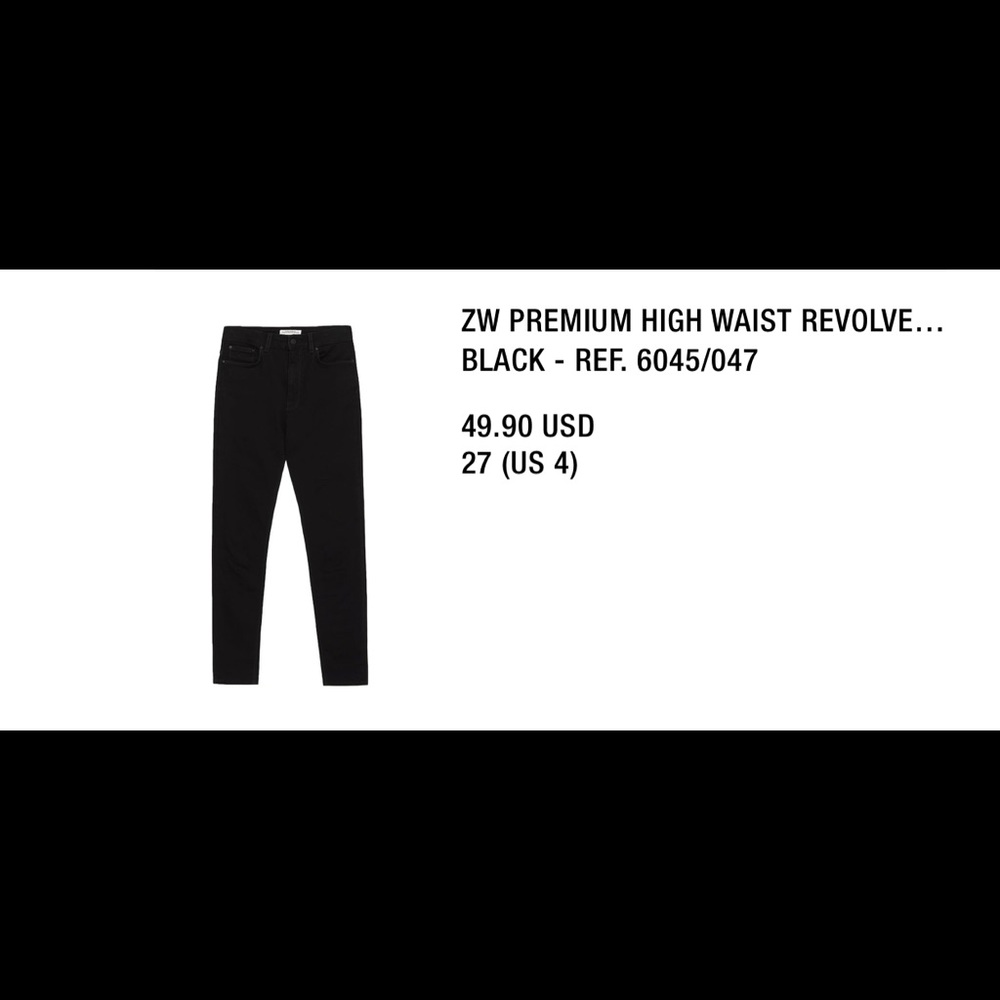 Zara Premium High Waist Skinny
